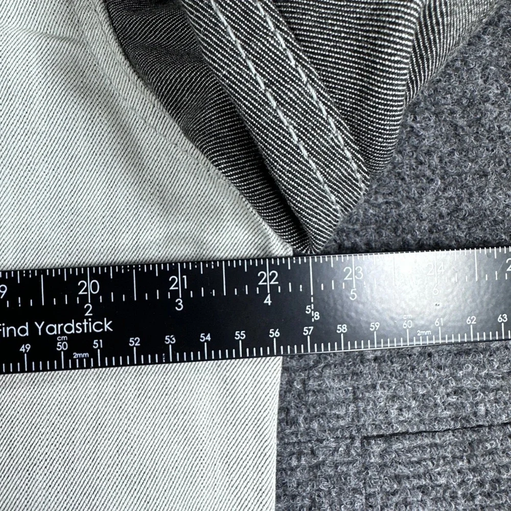 Levi's Trucker Jacket Mens M Medium Grey Two Tone Colorblock Denim Coat